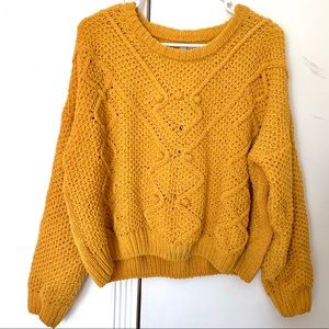 Love Tree Sweater in Yellow